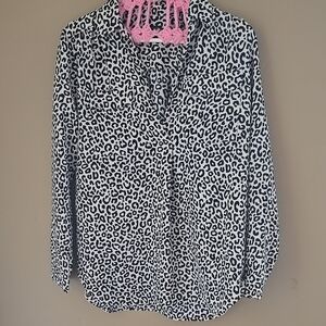 Leopard Print Blouse